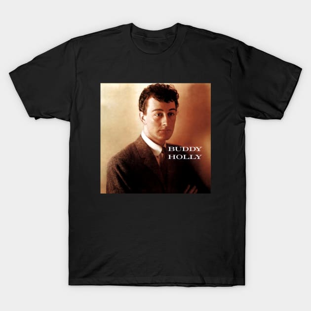 Buddy Holly Buddy Holly 2 Album Cover. T-Shirt by chaxue